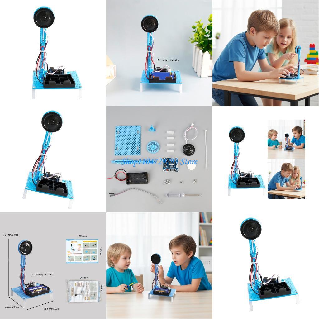 Diy Electronics Microscope - Y2gd fácil montagem educacional conjunto diy