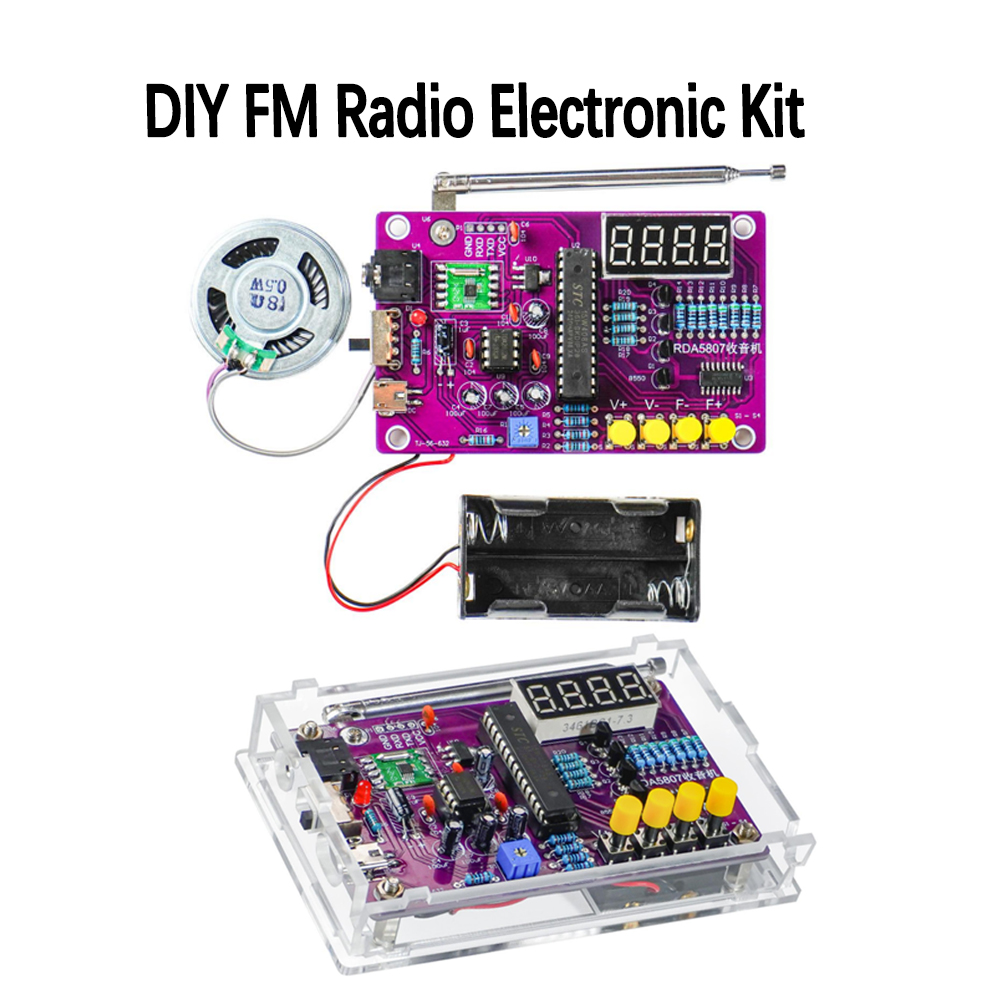 Diy Projects With Electronics - Kit Eletrônico DIY de Rádio FM