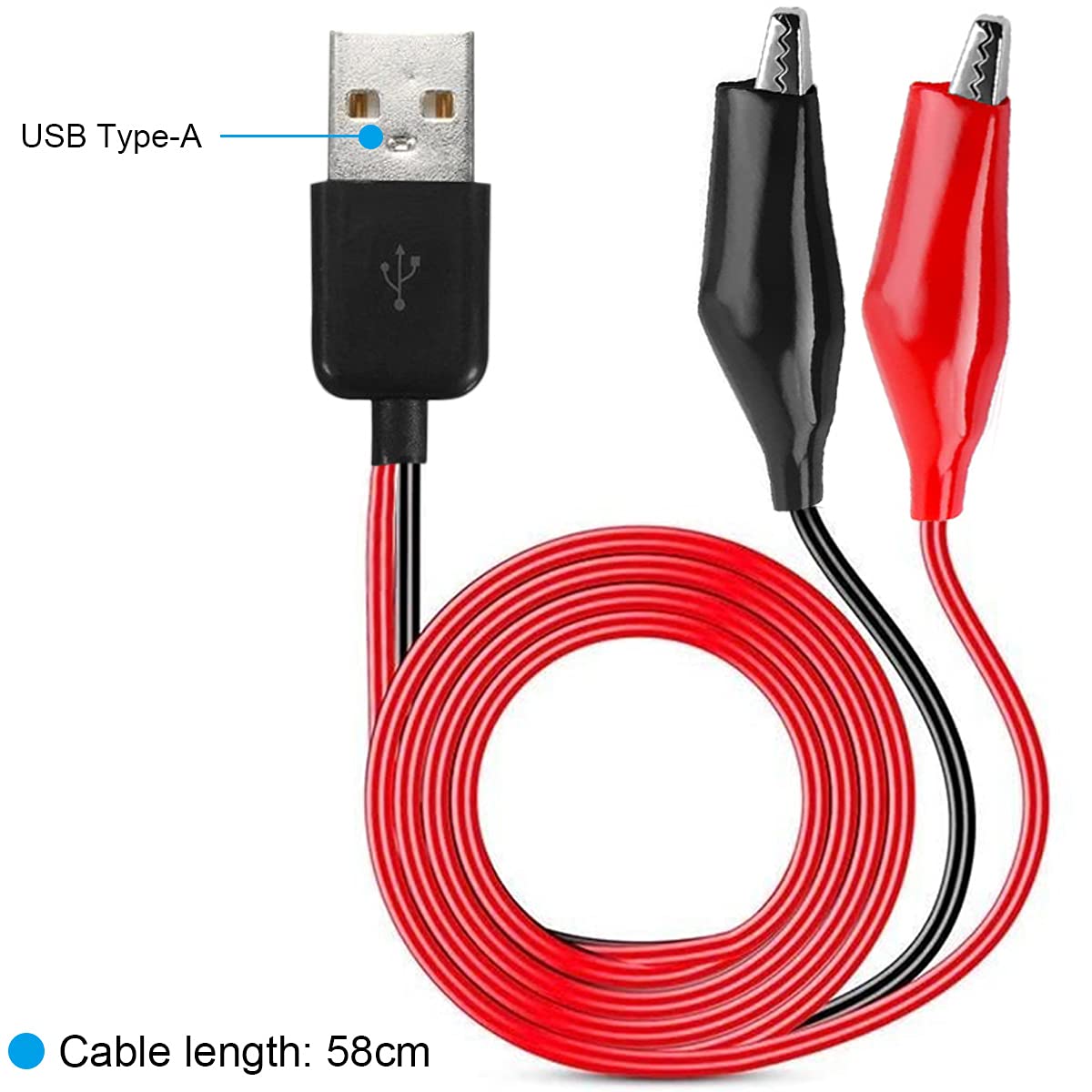 Crocodile Clip Set - Clipe de jacaré para usb, braçadeiras