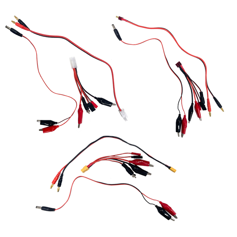 Crocodile Clip Set - RC Deans Conector Cable Set, Deans