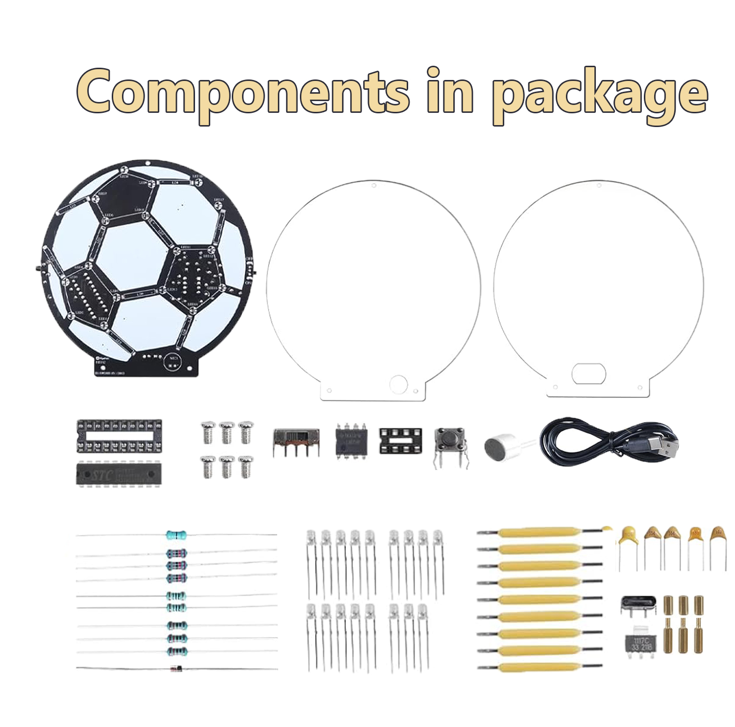 Diy Electronics Filament - Kit de Soldagem DIY para Bola