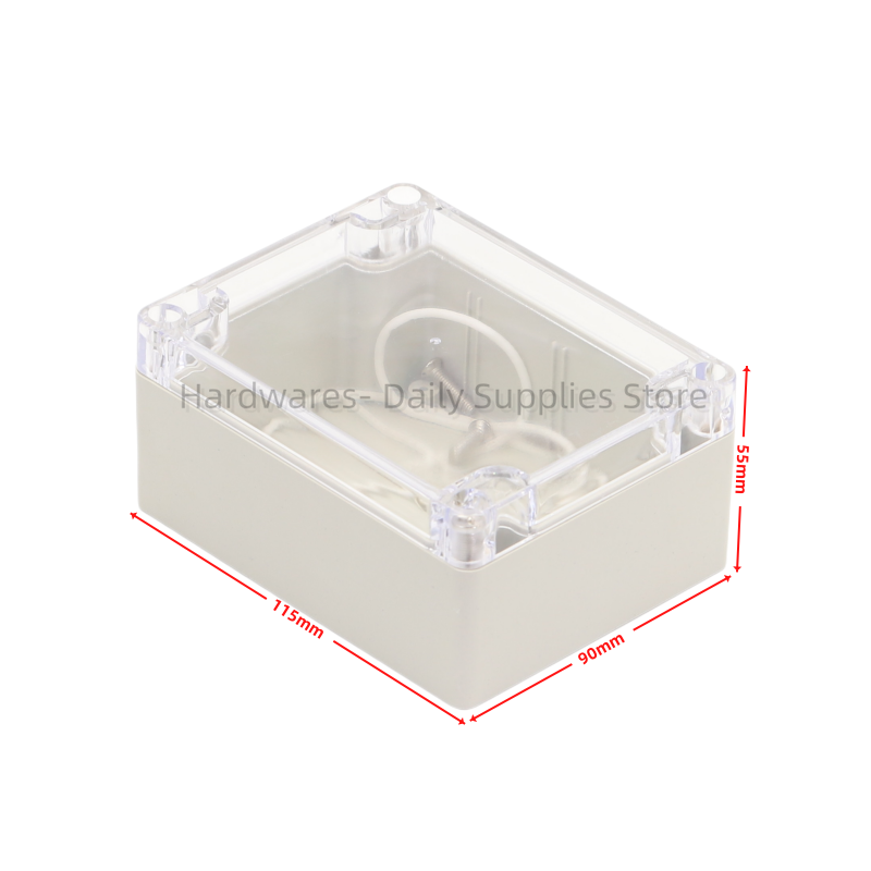 Diy Projects With Electronics - 1 peça 115x90x55mm caixa de plástico