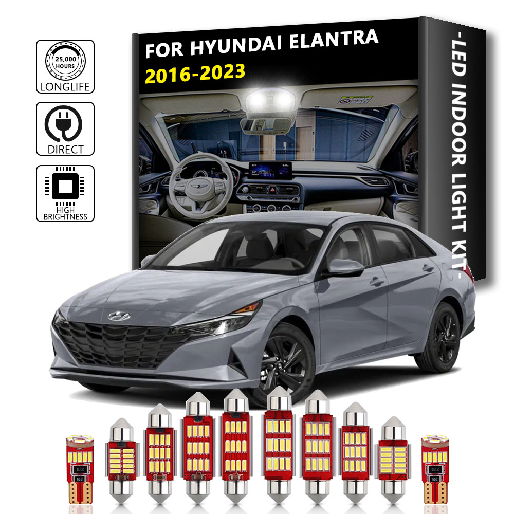 Led Assortment Kit - 10 pçs para hyundai elantra mk6