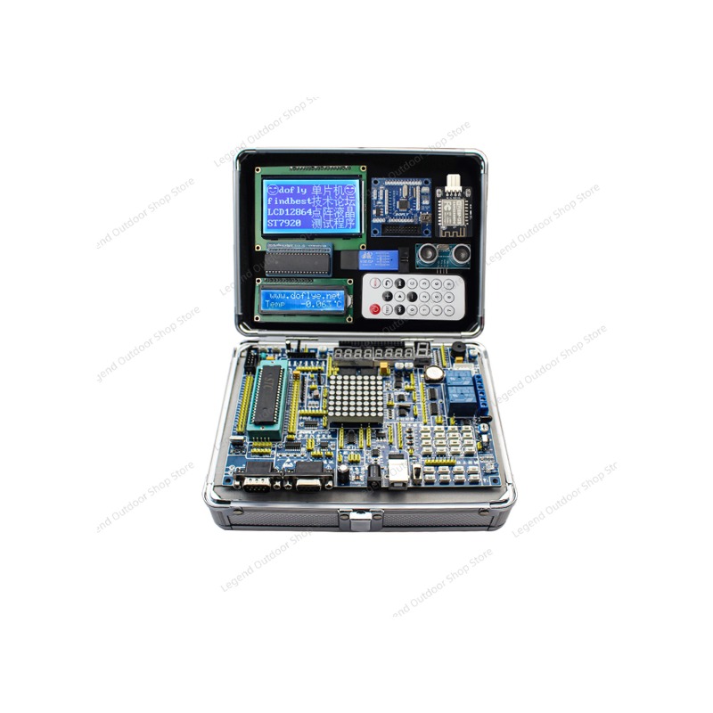 Diy Projects With Electronics - Placa de Desenvolvimento LY-51S 51MCU, Caixa