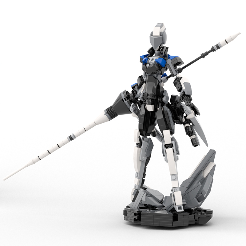 Diy Electronics Pdf - Moc mech feminino robô lancer valkyrie