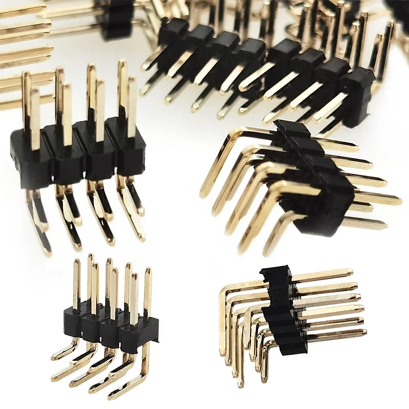 100 Peças Conector de Barra de - Male Female Header Pin avaliação e preço