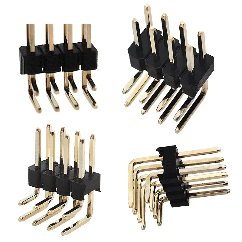 100 Peças Conector de Barra de - Male Female Header Pin avaliação e preço