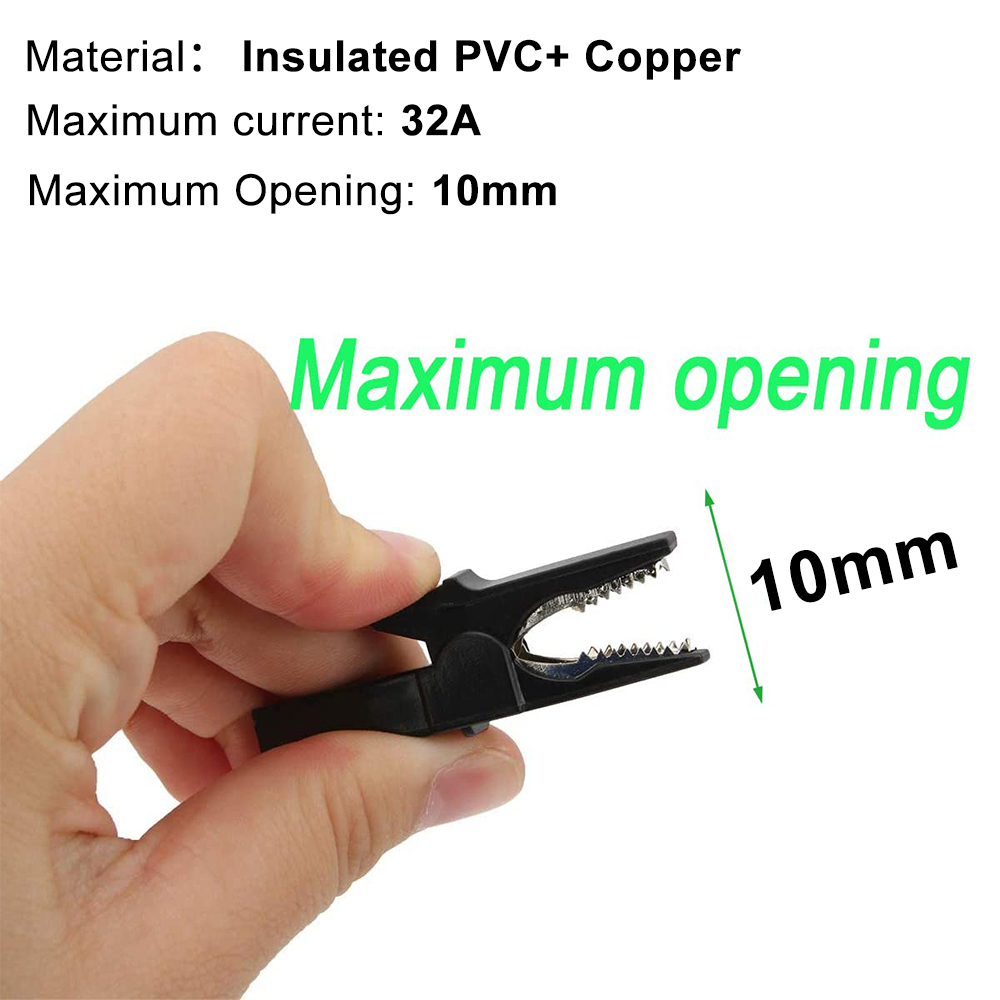 Clipe de jacaré com plugues de - Crocodile Clip Set avaliação e preço