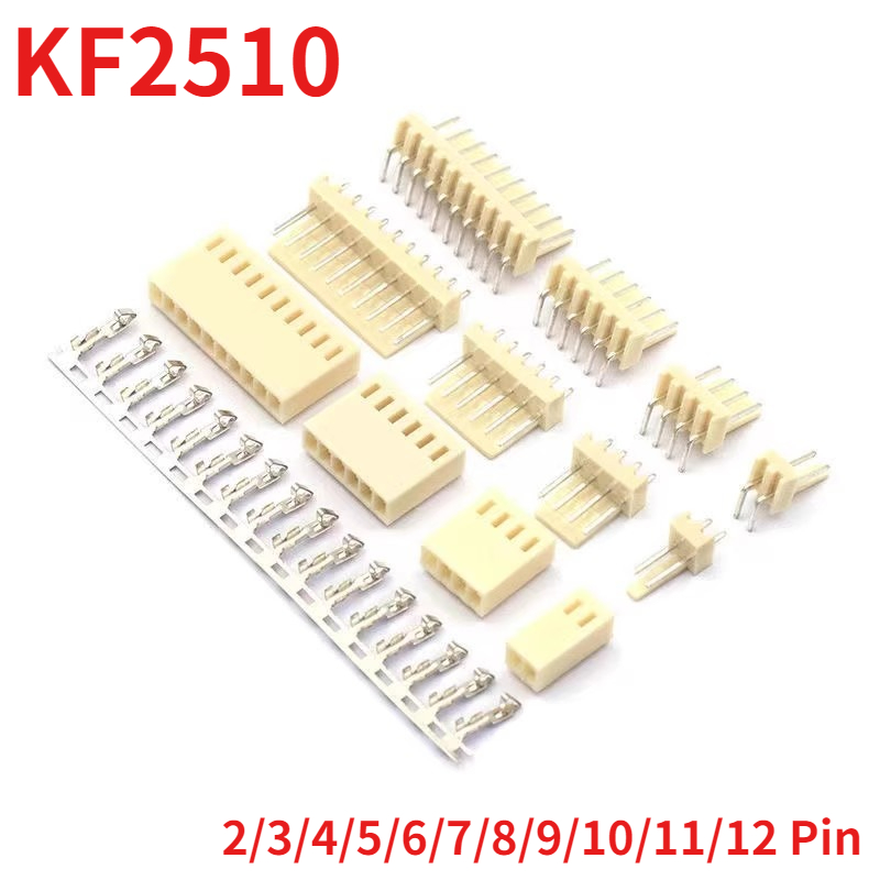 50 peças kf2510 2p 3p 4p 5p 6p - Male Female Header Pin avaliação e preço