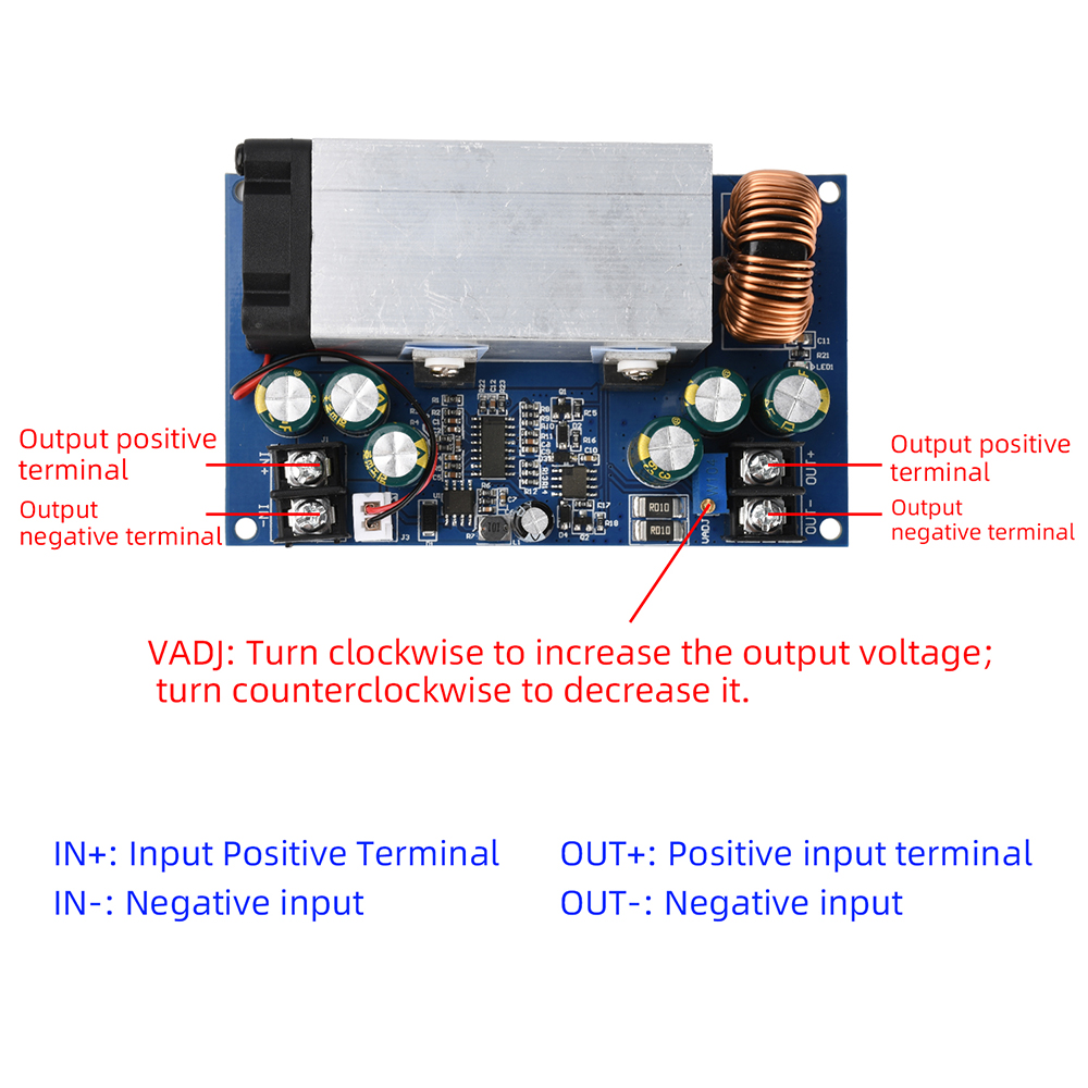 Conversor Buck DC-DC de 600W 2 - Diy Electronics Power Supply avaliação e preço