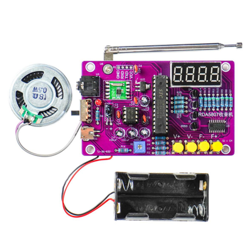 Kit Eletrônico DIY de Rádio FM - Diy Projects With Electronics avaliação e preço
