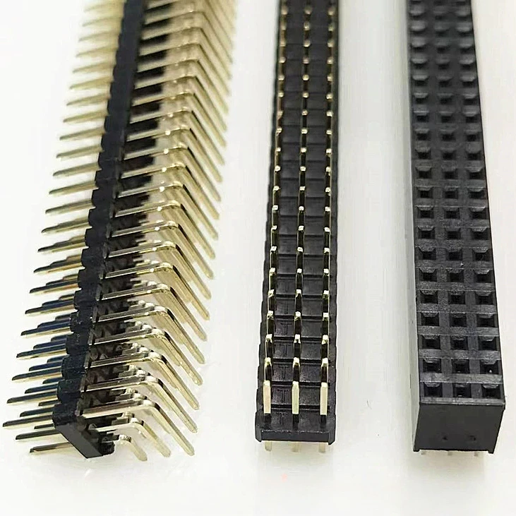 5 peças 2.0mm 3*40p fileira re - Male Female Header Pin avaliação e preço