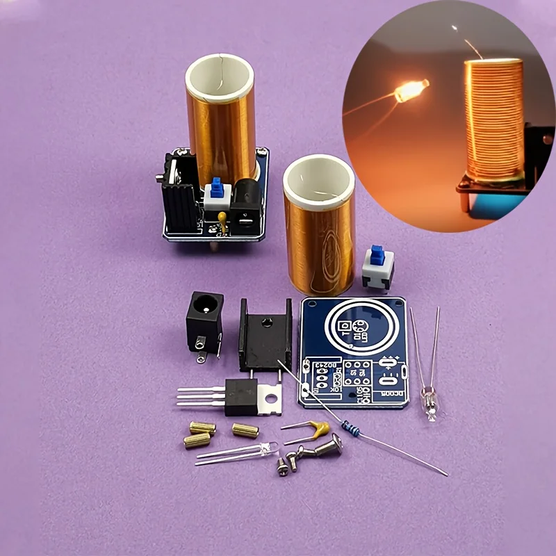 Mini kit de bobina tesla bd243 - Hobby Diy Electronics Kit avaliação e preço