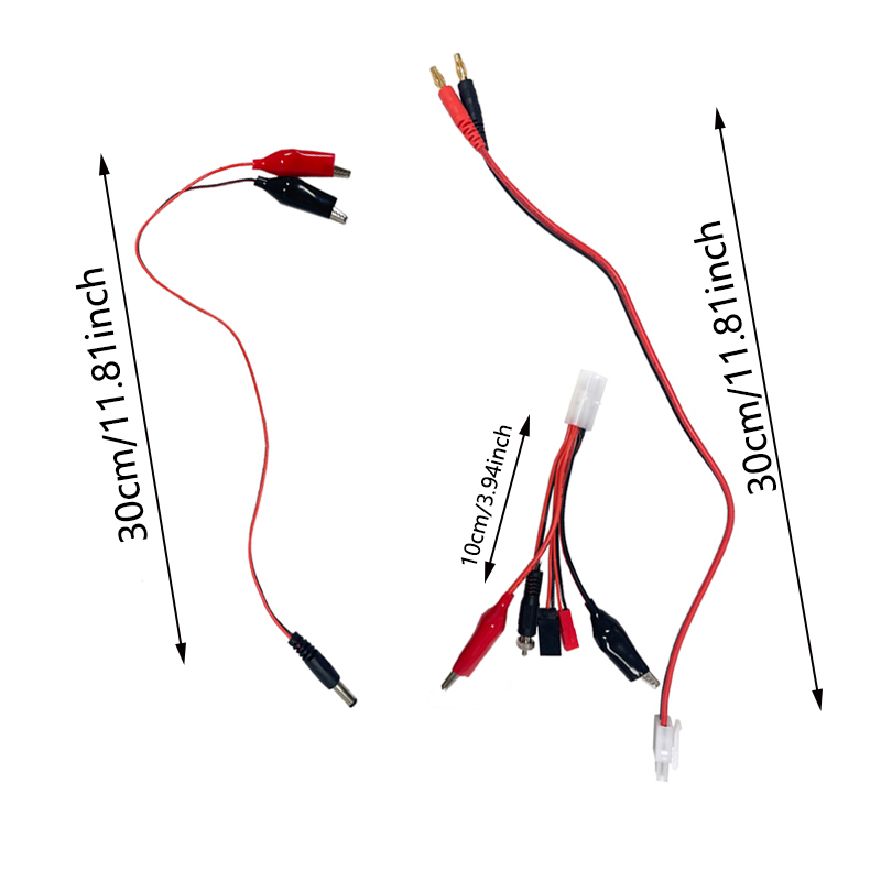 RC Deans Conector Cable Set, D - Crocodile Clip Set avaliação e preço