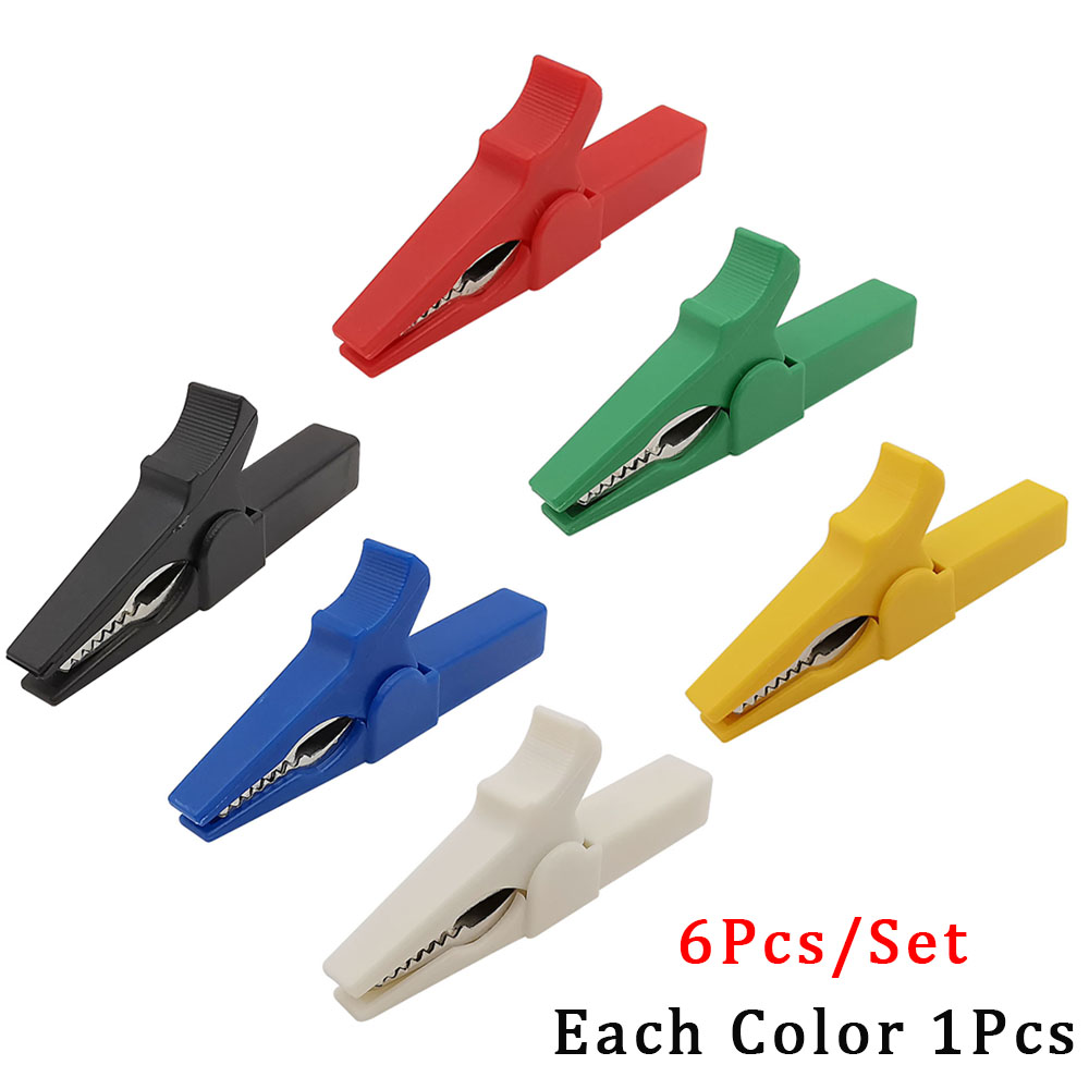 6 pçs/lote 55mm clipes de jaca - Crocodile Clip Set avaliação e preço