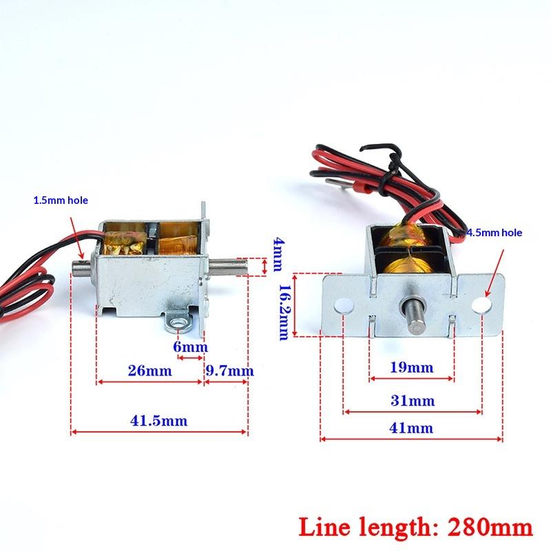 1 Peça Solenoide Eletromagnéti - Diy Projects With Electronics avaliação e preço