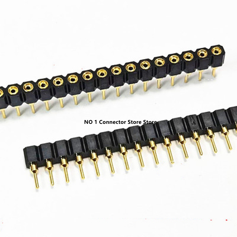 1 peça 2.54mm passo buraco red - Male Female Header Pin avaliação e preço