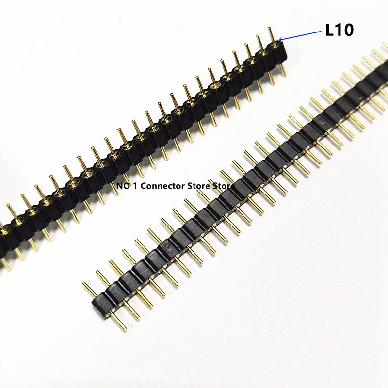 1 peça 2.54mm passo buraco red - Male Female Header Pin avaliação e preço