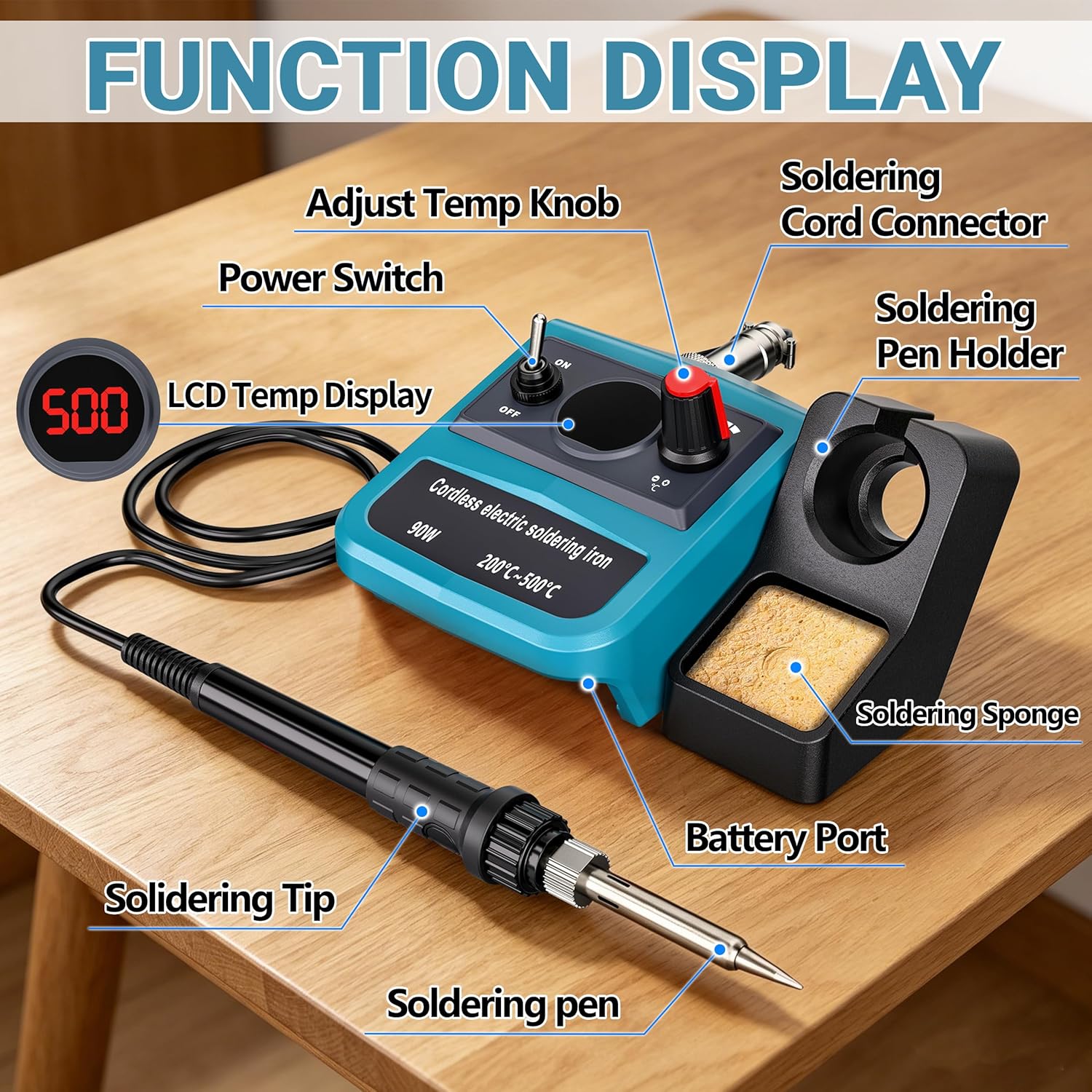 Kit de Ferro de Solda Digital  - Diy Electronics Power Supply avaliação e preço