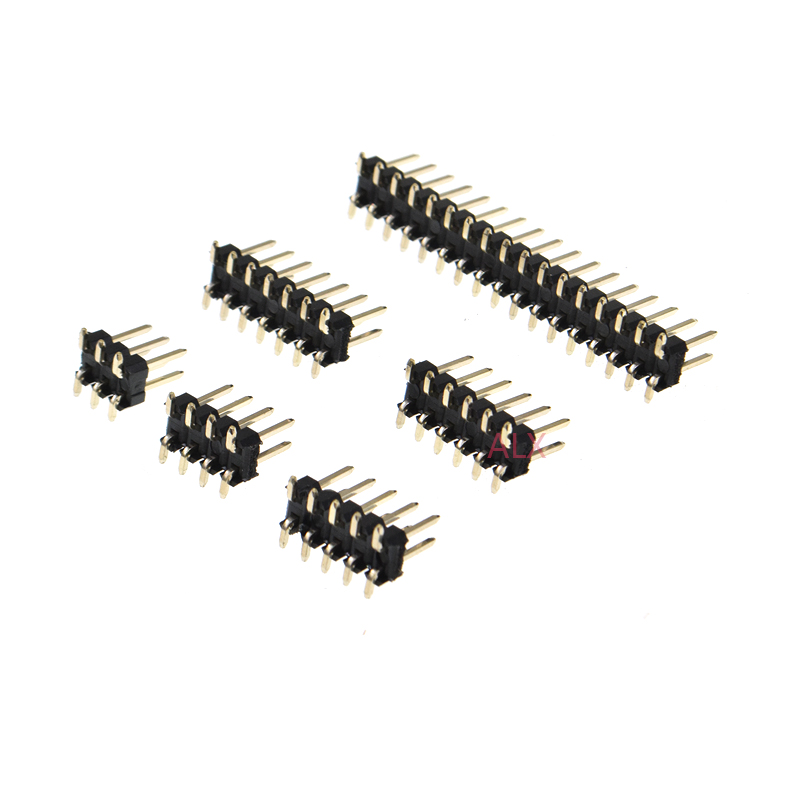 10 peças smd smt 2*2/3/4/5/6/7 - Male Female Header Pin avaliação e preço