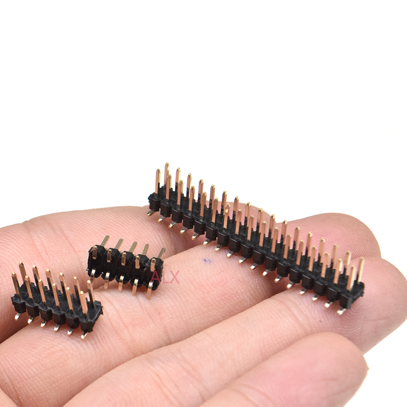 10 peças smd smt 2*2/3/4/5/6/7 - Male Female Header Pin avaliação e preço