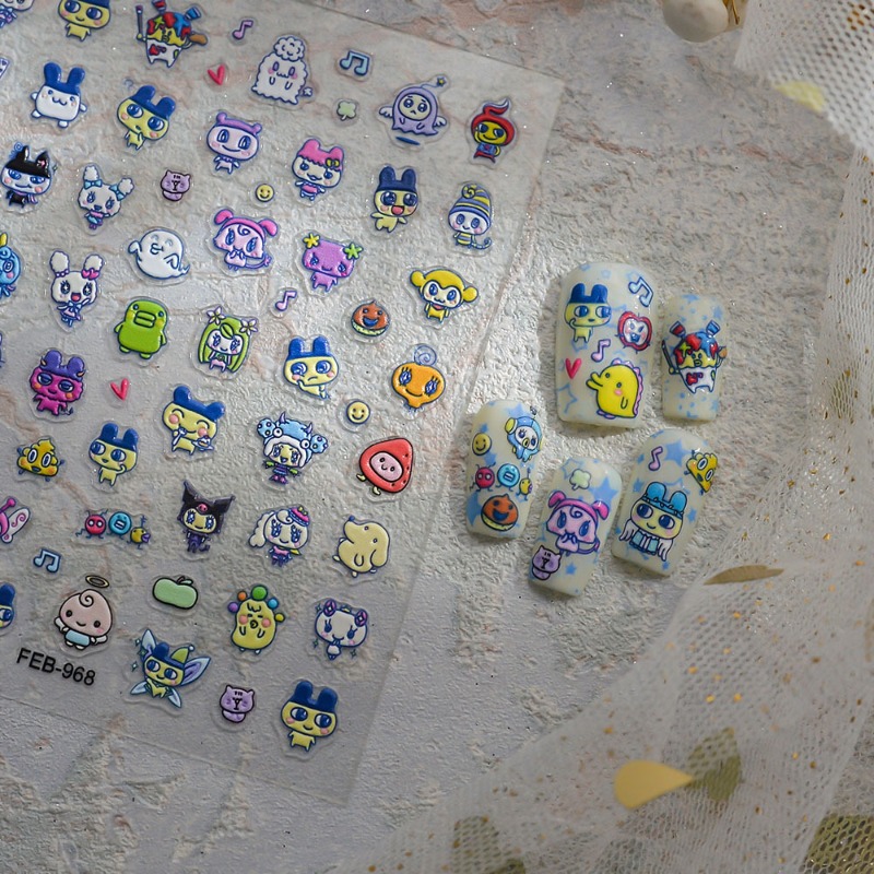 Novos Adesivos de Unha 3D em R - Diy Electronics Components avaliação e preço