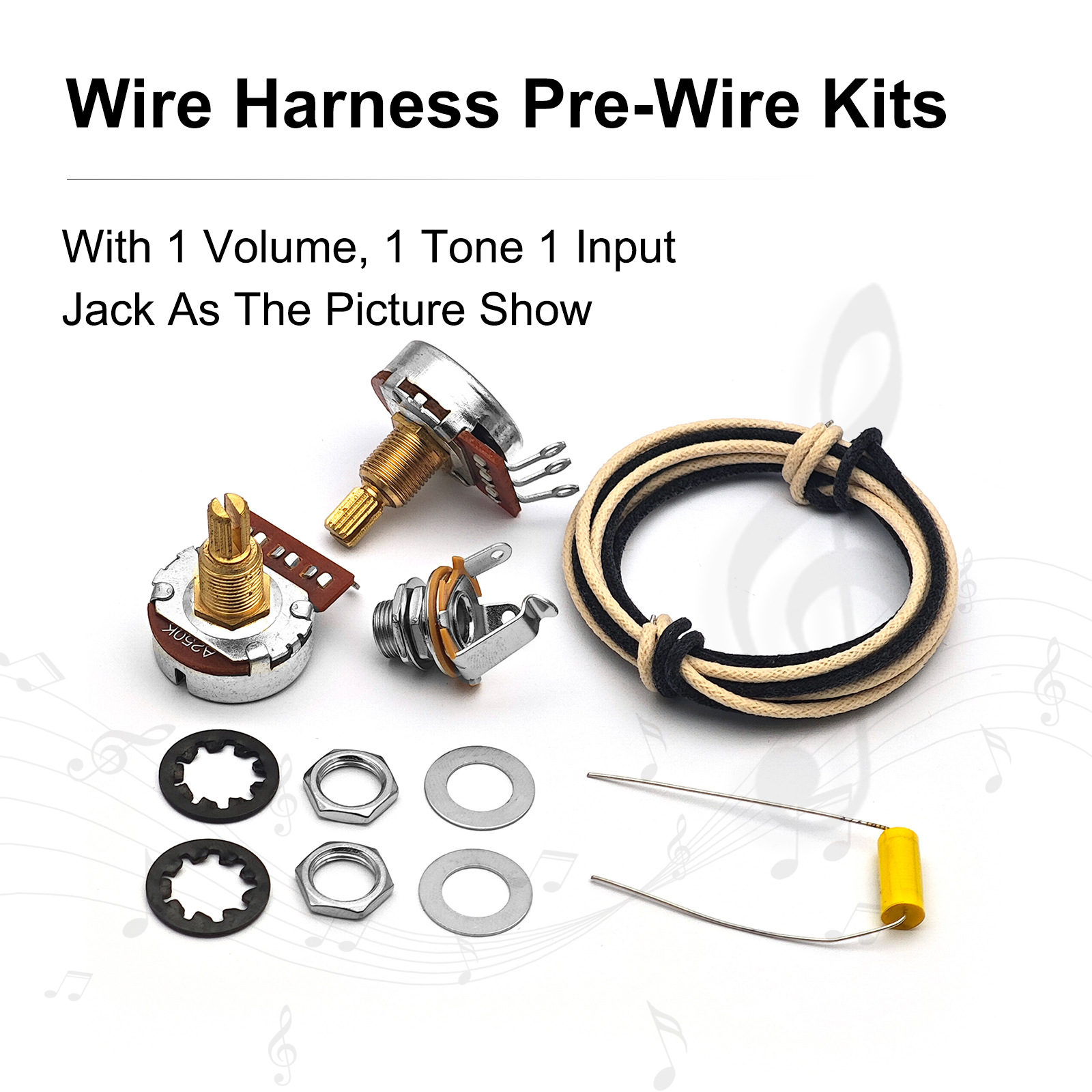Kit de Eletrônica para Baixo E - Diy Guitar Electronics Kit avaliação e preço